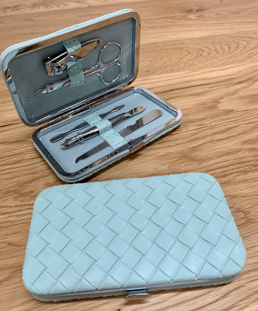 Tonic Woven Manicure Set - Teal