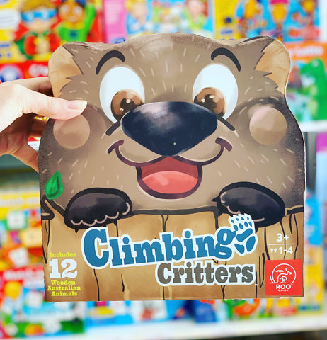 Climbing Critters Game - with Wooden Aussie Animals