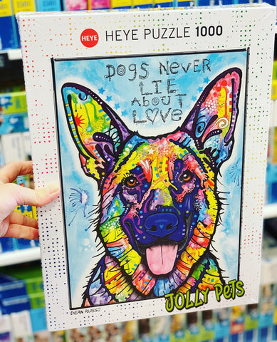 HEYE  puzzle - JOLLY PETS - Dogs never lie1000 pc puzzle