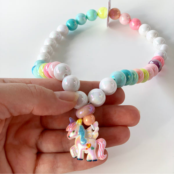 Pearly Unicorn Necklace