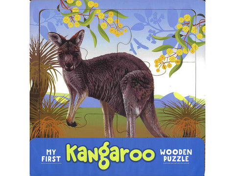 My First Puzzle - Wooden Kangaroo