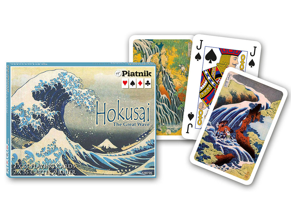 Bridge Cards - Hokusai Great Wave 2 x 55 packs