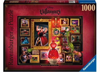 Ravensburger - Villainous: Queen of Hearts 1000 pieces